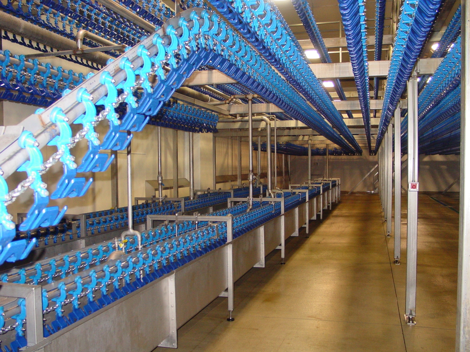Overview of a TopKip Combi In-Line Air Chilling installation